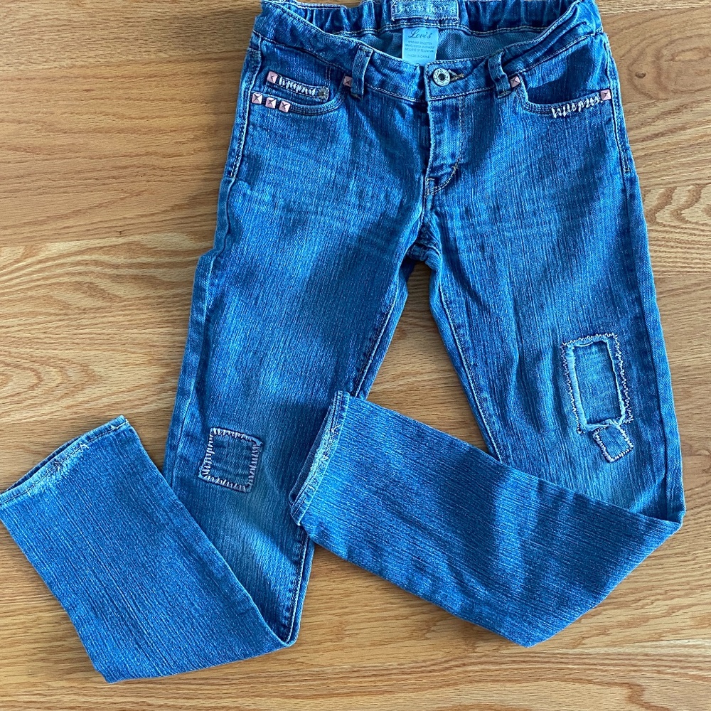 Levi's Girls 5-Pocket Stretchy Jeans (12)